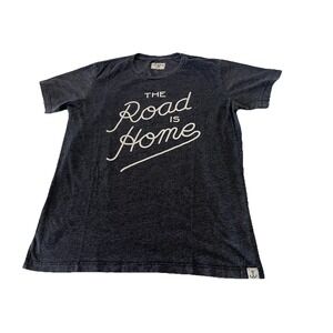 Iron & Resin Shirt Mens Medium Gray Crew Neck Short Sleeve Pocket Outdoors